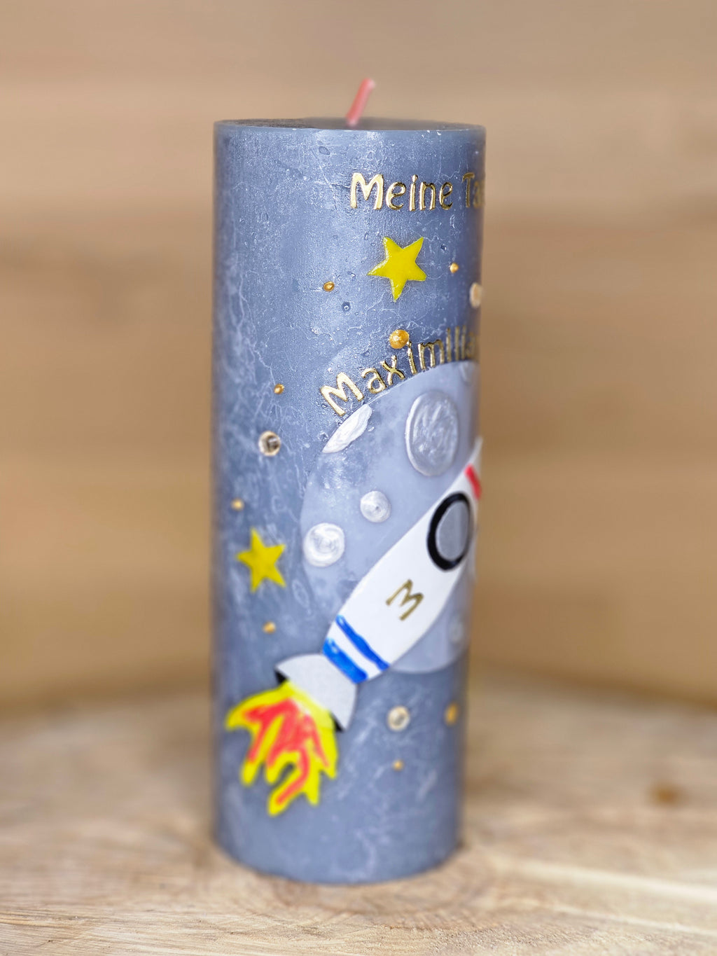 Taufkerze "Bis zum Mond"