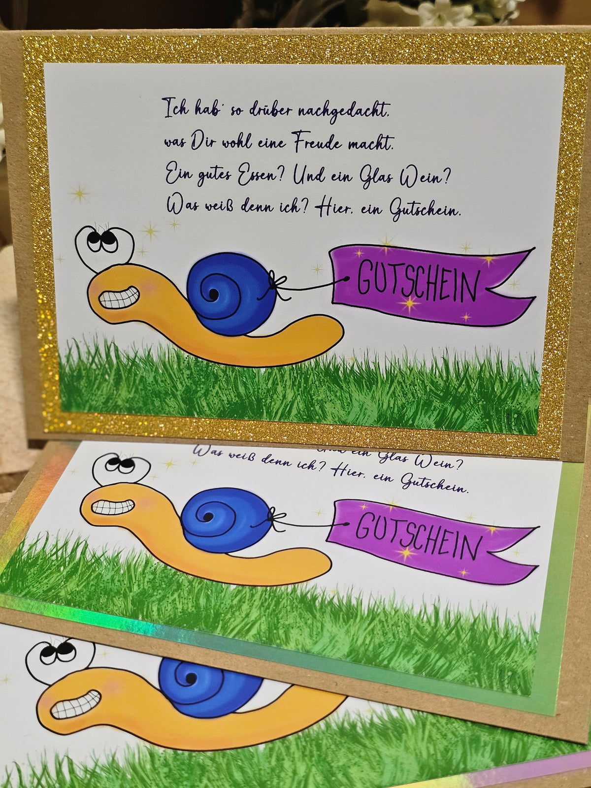 Glückwunschkarten "Schnecki und Schnecko"