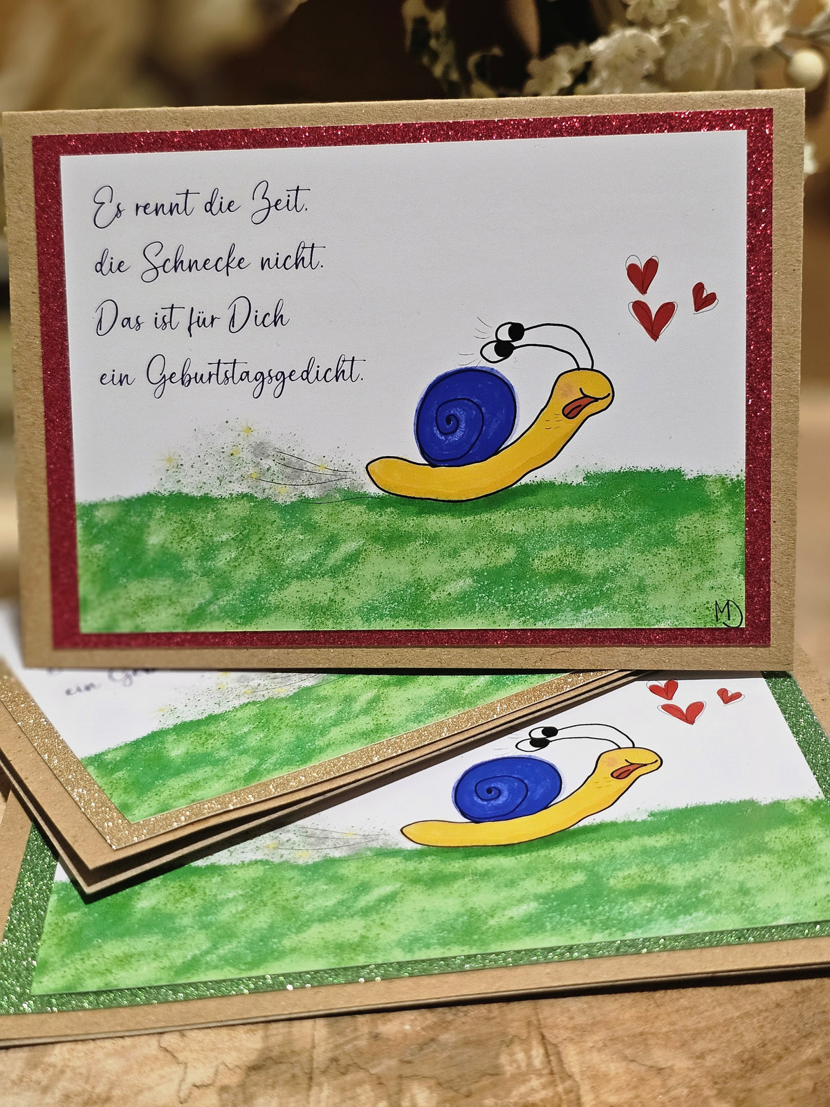 Glückwunschkarten "Schnecki und Schnecko"